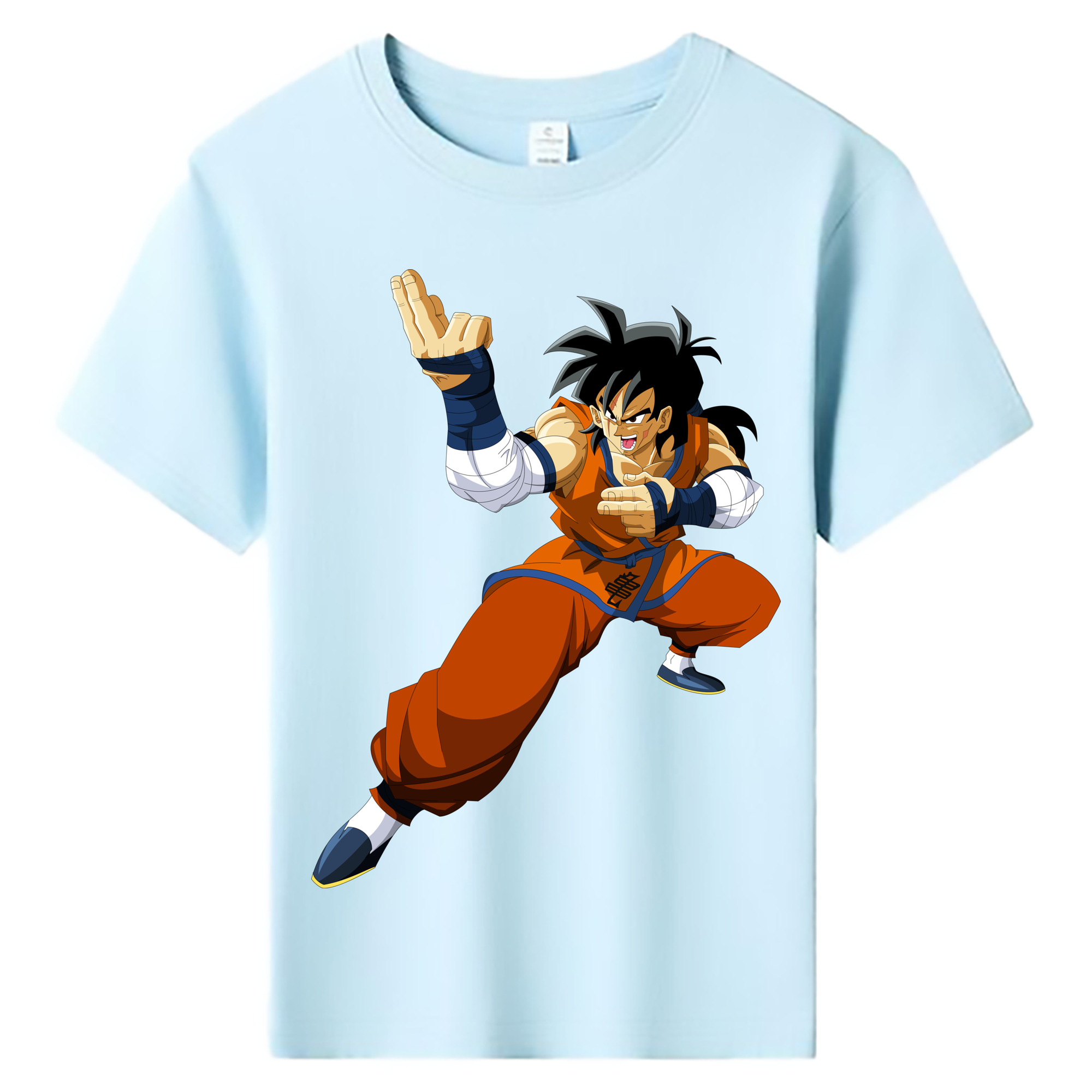 （画像用） ドラゴンボール ヤムチャ DRAGON BALL Yamcha 綿100％キッズTシャツ（フロントプリント）